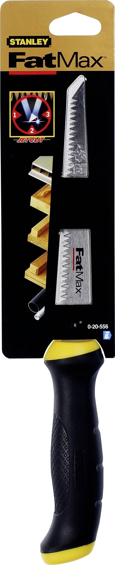 Ein Set von Stanley FatMax-Klingen und Halter mit ergonomischem Griff. Enthält scharfe Ersatzklingen, geeignet für verschiedene Schneidarbeiten.