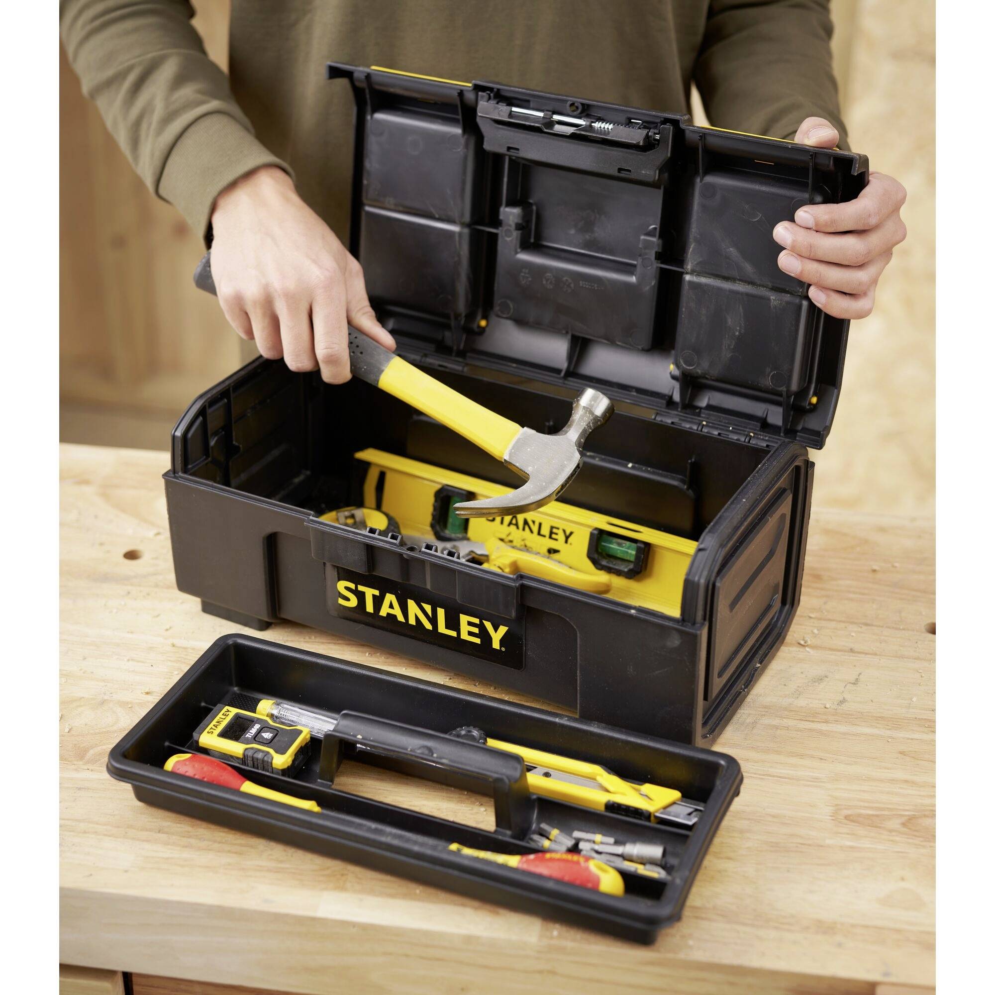 STANLEY 1-79-216 1-79-216 Werkzeugbox Schwarz, Gelb