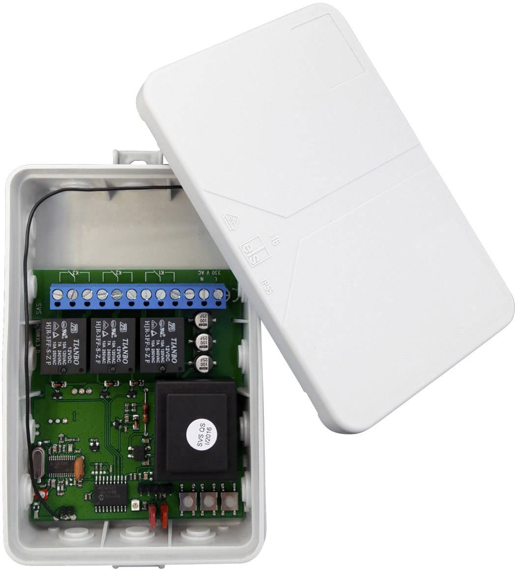 SVS Nachrichtentechnik SHR-7 L3 3-Kanal Funkempfänger Reichweite max. (im Freifeld): 700m 230V