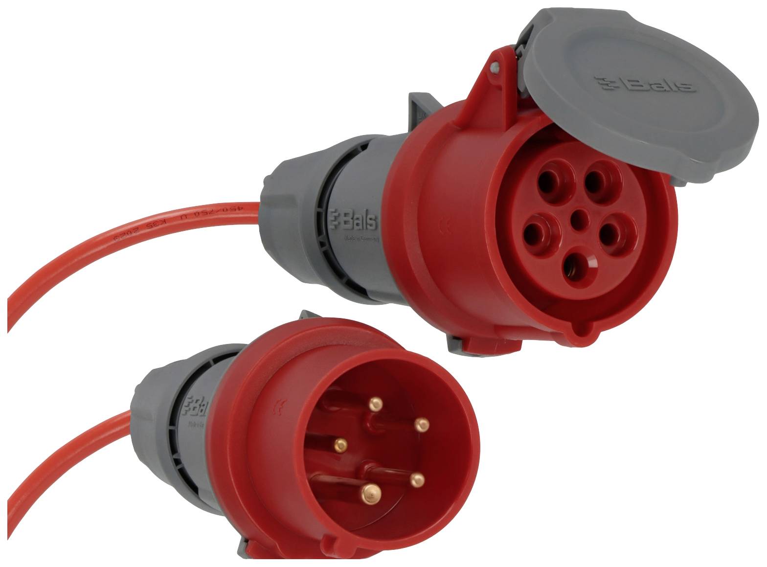 Brennenstuhl 1168590 Strom Verlängerungskabel Rot 25.00m XYMM 5G 1,5mm²