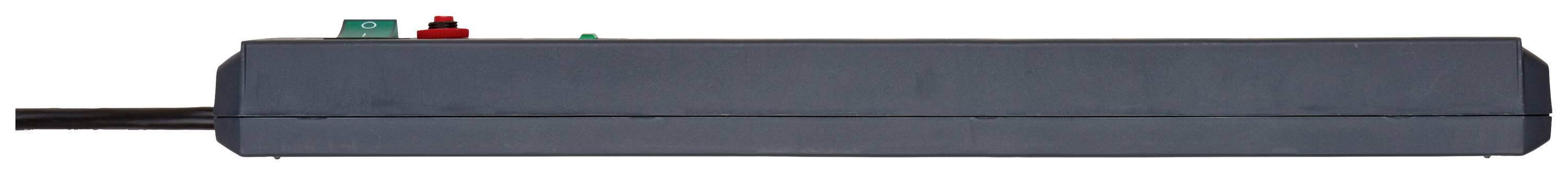 Brennenstuhl 1159540376 Überspannungsschutz-Steckdosenleiste 6fach Anthrazit Schutzkontakt 1St.