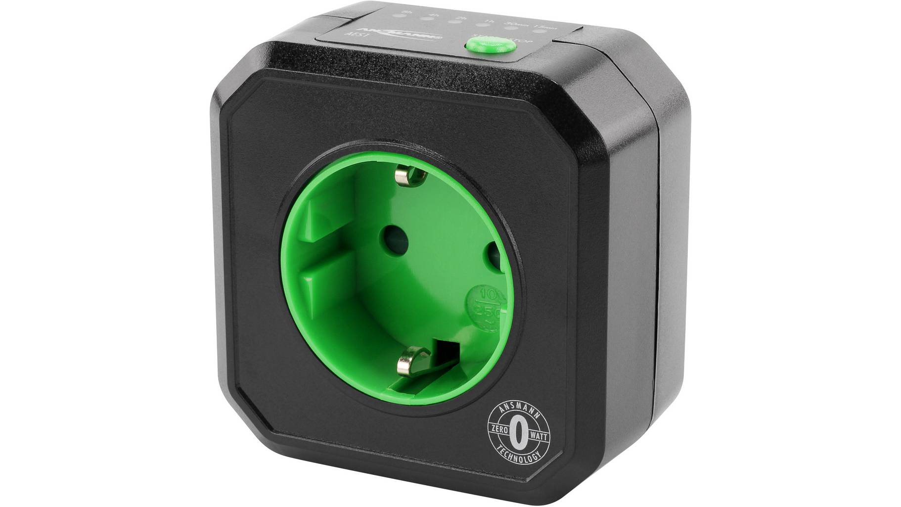 Ansmann 5024063 Steckdosen-Timer digital Tagesprogramm 2500W IP20 | SMDV