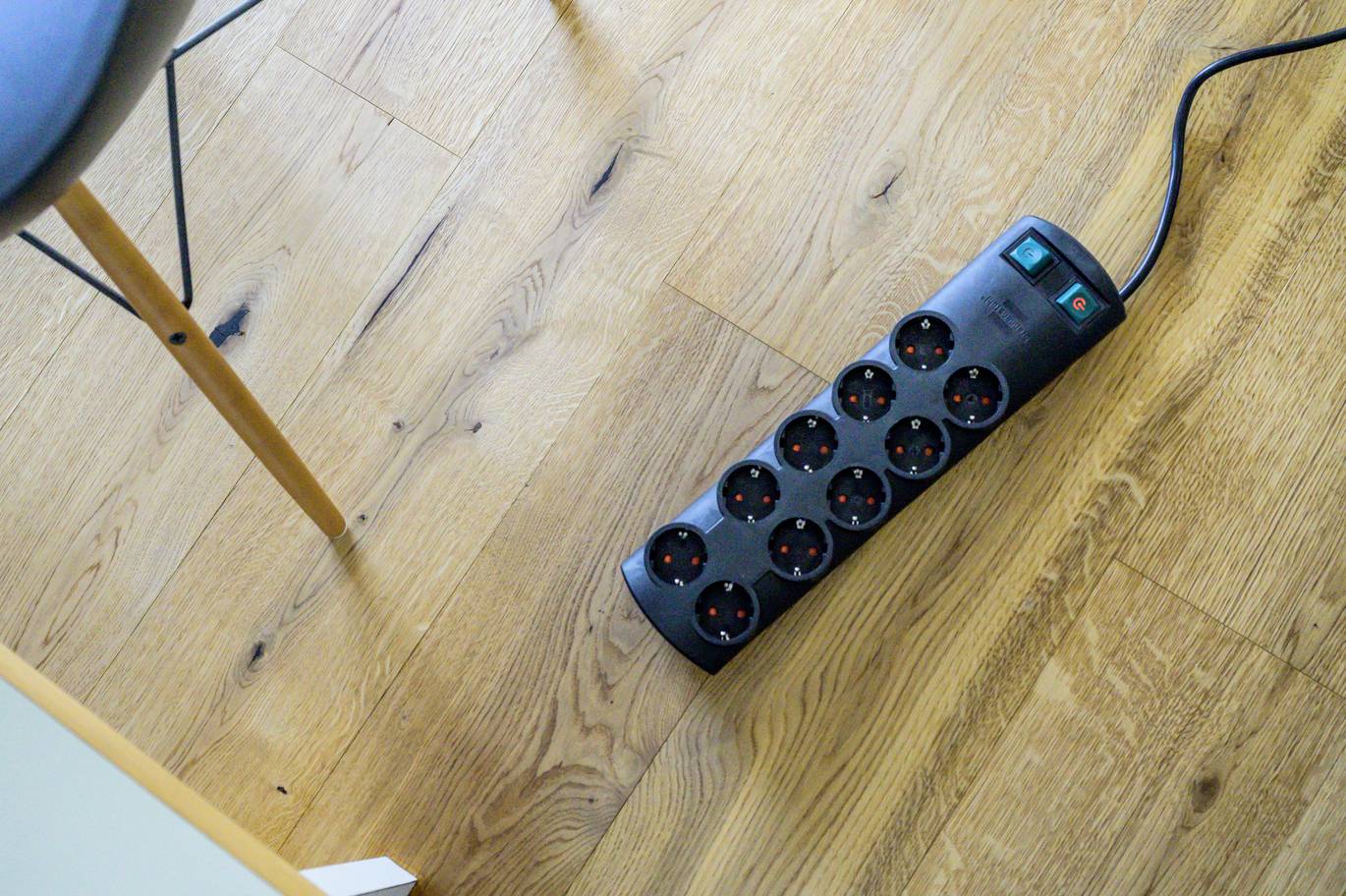 Brennenstuhl 1153300120 Steckdosenleiste mit Schalter 10fach Schwarz Schutzkontakt 1 St.