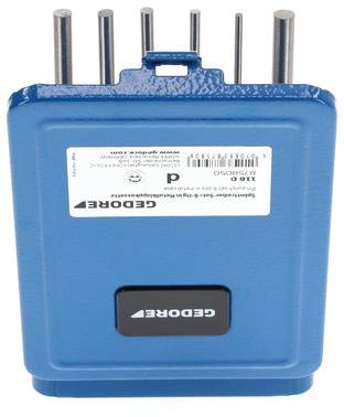 Gedore 116 D - Splinttreiber-Satz 6-tlg in Metallklappkassette 8758050