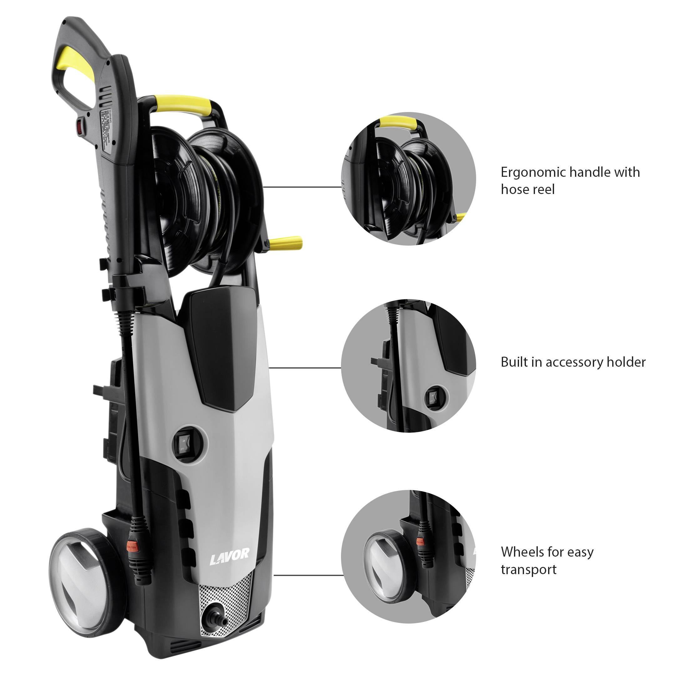 Lavor STM 160 Kit 2 Hochdruckreiniger 160 bar Kaltwasser