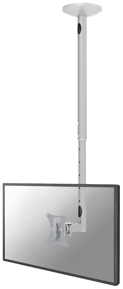 Neomounts FPMA-C050SILVER TV-Deckenhalterung Höhenverstellbar 25,4cm (10") - 76,2cm (30") Neigbar+Schwenkbar