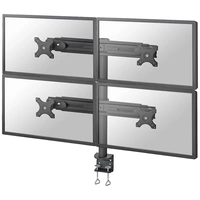 Neomounts FPMA-D700D4 4fach Monitor-Tischhalterung 48,3 cm (19") - 76,2 cm (30") Schwarz Höhenverstellbar, Neigbar, Schwenkbar, Rotierbar Neomounts FPMA-D700D4 4fach Monitor-Tischhalterung 48,3 cm (19") - 76,2 cm (30") Schwarz Höhenverstellbar, Neigbar, Schwenkbar, Rotierbar