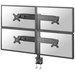 Neomounts FPMA-D700D4 4fach Monitor-Tischhalterung 48,3 cm (19") - 76,2 cm (30") Schwarz Höhenverstellbar, Neigbar, Schwenkbar, Rotierbar Neomounts FPMA-D700D4 4fach Monitor-Tischhalterung 48,3 cm (19") - 76,2 cm (30") Schwarz Höhenverstellbar, Neigbar, Schwenkbar, Rotierbar