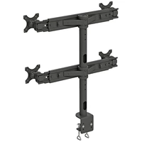 Neomounts FPMA-D700D4 4fach Monitor-Tischhalterung 48,3 cm (19") - 76,2 cm (30") Schwarz Höhenverstellbar, Neigbar, Schwenkbar, Rotierbar Neomounts FPMA-D700D4 4fach Monitor-Tischhalterung 48,3 cm (19") - 76,2 cm (30") Schwarz Höhenverstellbar, Neigbar, Schwenkbar, Rotierbar