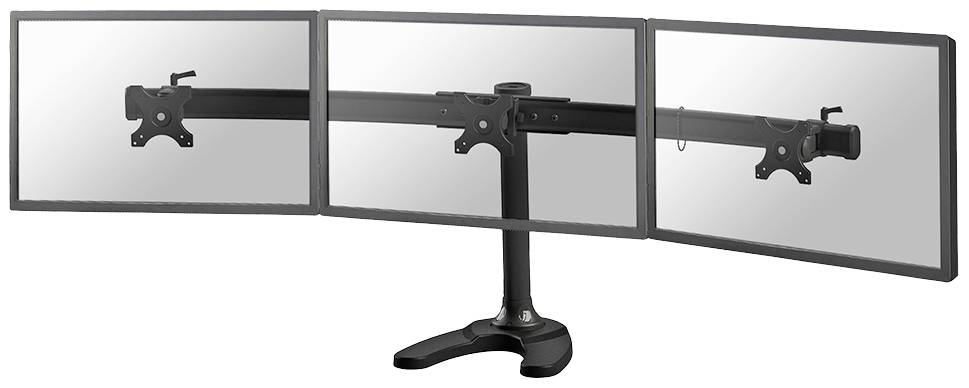 Neomounts FPMA-D700DD3 3fach Monitor-Standfuß 25,4cm (10") - 68,6cm (27") Schwarz Höhenverstellbar, Schwenkbar, Neigbar