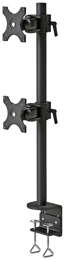 Neomounts FPMA-D700DV 2fach Monitor-Tischhalterung 25,4 cm (10") - 68,6 cm (27") Schwarz Höhenverstellbar, Neigbar, Schwenkbar, Rotierbar