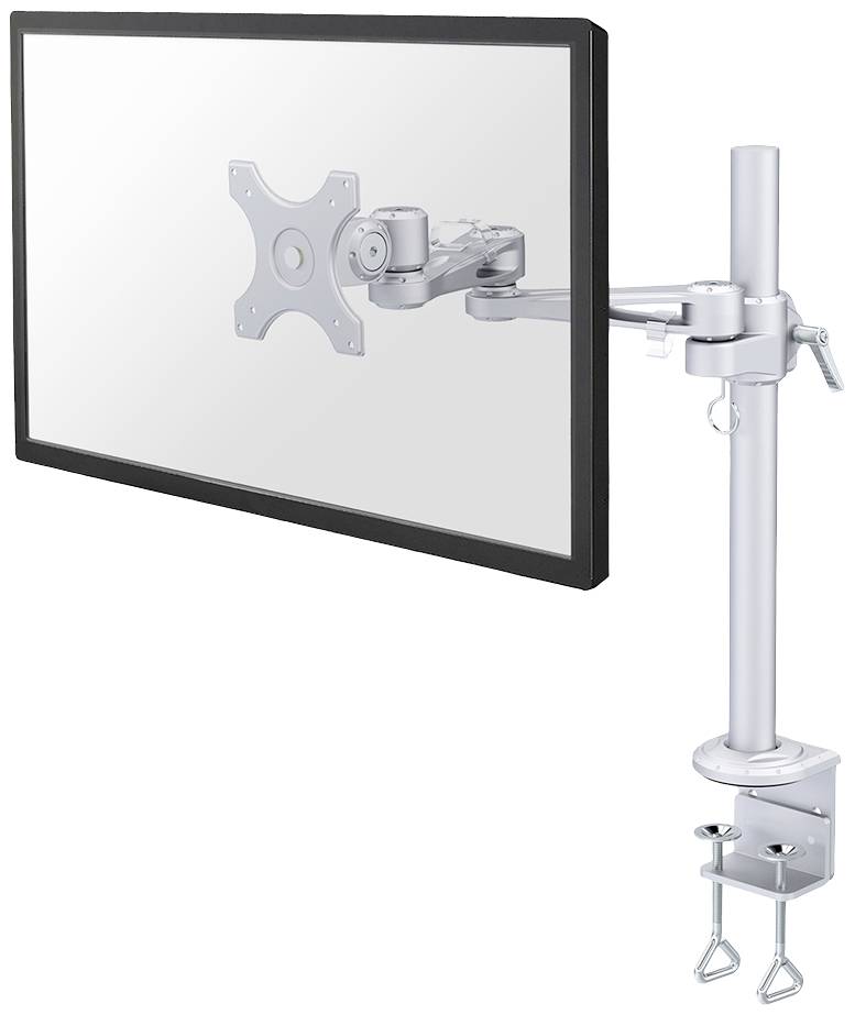 Neomounts FPMA-D935 1fach Monitor-Tischhalterung 25,4 cm (10") - 76,2 cm (30") Silber Höhenverstellbar, Neigbar, Schwenkbar, Rotierbar