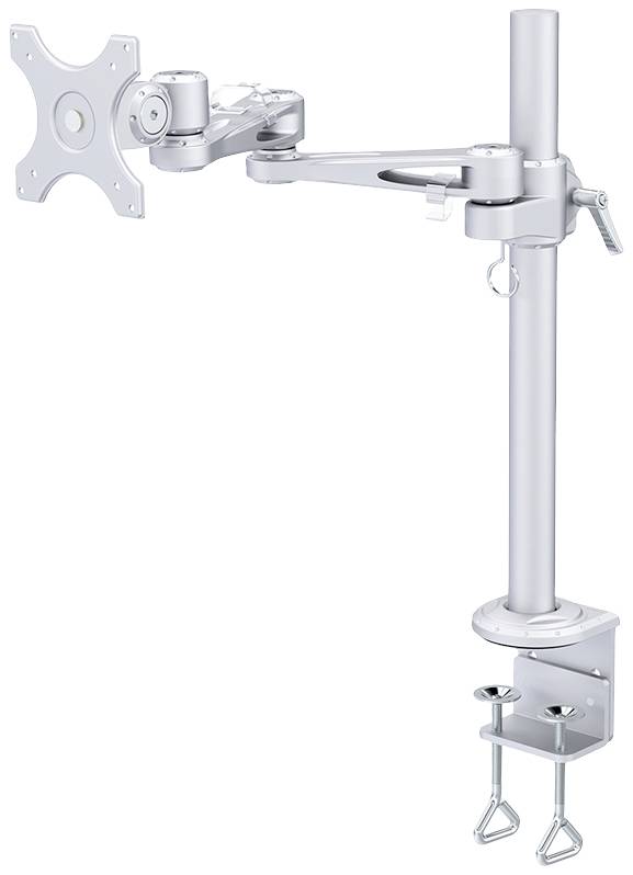 Neomounts FPMA-D935 1fach Monitor-Tischhalterung 25,4 cm (10") - 76,2 cm (30") Silber Höhenverstellbar, Neigbar, Schwenkbar, Rotierbar