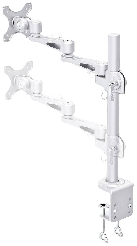 Neomounts FPMA-D935 1fach Monitor-Tischhalterung 25,4 cm (10") - 76,2 cm (30") Silber Höhenverstellbar, Neigbar, Schwenkbar, Rotierbar
