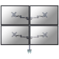 Neomounts FPMA-D935D4 4fach Monitor-Tischhalterung 25,4cm (10") - 68,6cm (27") Silber Neigbar, Schwenkbar, Rotierbar Neomounts FPMA-D935D4 4fach Monitor-Tischhalterung 25,4cm (10") - 68,6cm (27") Silber Neigbar, Schwenkbar, Rotierbar