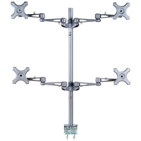 Neomounts FPMA-D935D4 4fach Monitor-Tischhalterung 25,4cm (10") - 68,6cm (27") Silber Neigbar, Schwenkbar, Rotierbar Neomounts FPMA-D935D4 4fach Monitor-Tischhalterung 25,4cm (10") - 68,6cm (27") Silber Neigbar, Schwenkbar, Rotierbar