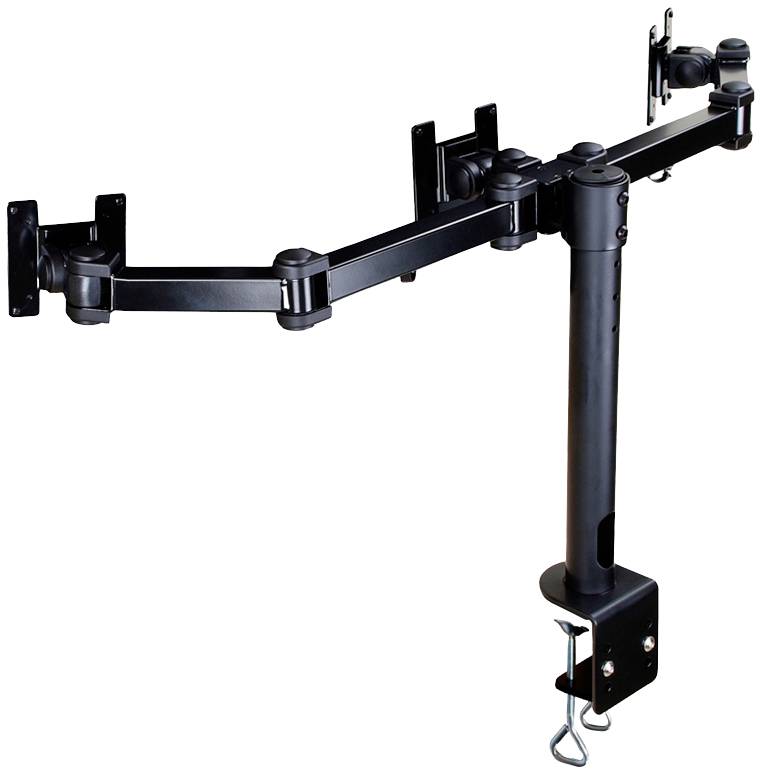 Neomounts FPMA-D960D3 3fach Monitor-Tischhalterung 25,4cm (10") - 54,6cm (21,5") Schwarz Neigbar, Schwenkbar, Rotierbar