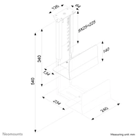Neomounts PC Halterung Untertisch CPU-D200BLACK CPU-D200BLACK Schwarz Belastbar bis=30kg Neomounts PC Halterung Untertisch CPU-D200BLACK CPU-D200BLACK Schwarz Belastbar bis=30kg