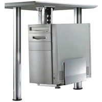 Neomounts PC Halterung Untertisch CPU-D200SILVER CPU-D200SILVER Silber Belastbar bis=30kg Neomounts PC Halterung Untertisch CPU-D200SILVER CPU-D200SILVER Silber Belastbar bis=30kg