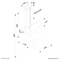 Neomounts PC Halterung Untertisch CPU-D200SILVER CPU-D200SILVER Silber Belastbar bis=30kg Neomounts PC Halterung Untertisch CPU-D200SILVER CPU-D200SILVER Silber Belastbar bis=30kg