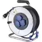 AS Schwabe 10333 Kabeltrommel 33.00m Schwarz Schutzkontakt-Stecker AS Schwabe 10333 Kabeltrommel 33.00m Schwarz Schutzkontakt-Stecker