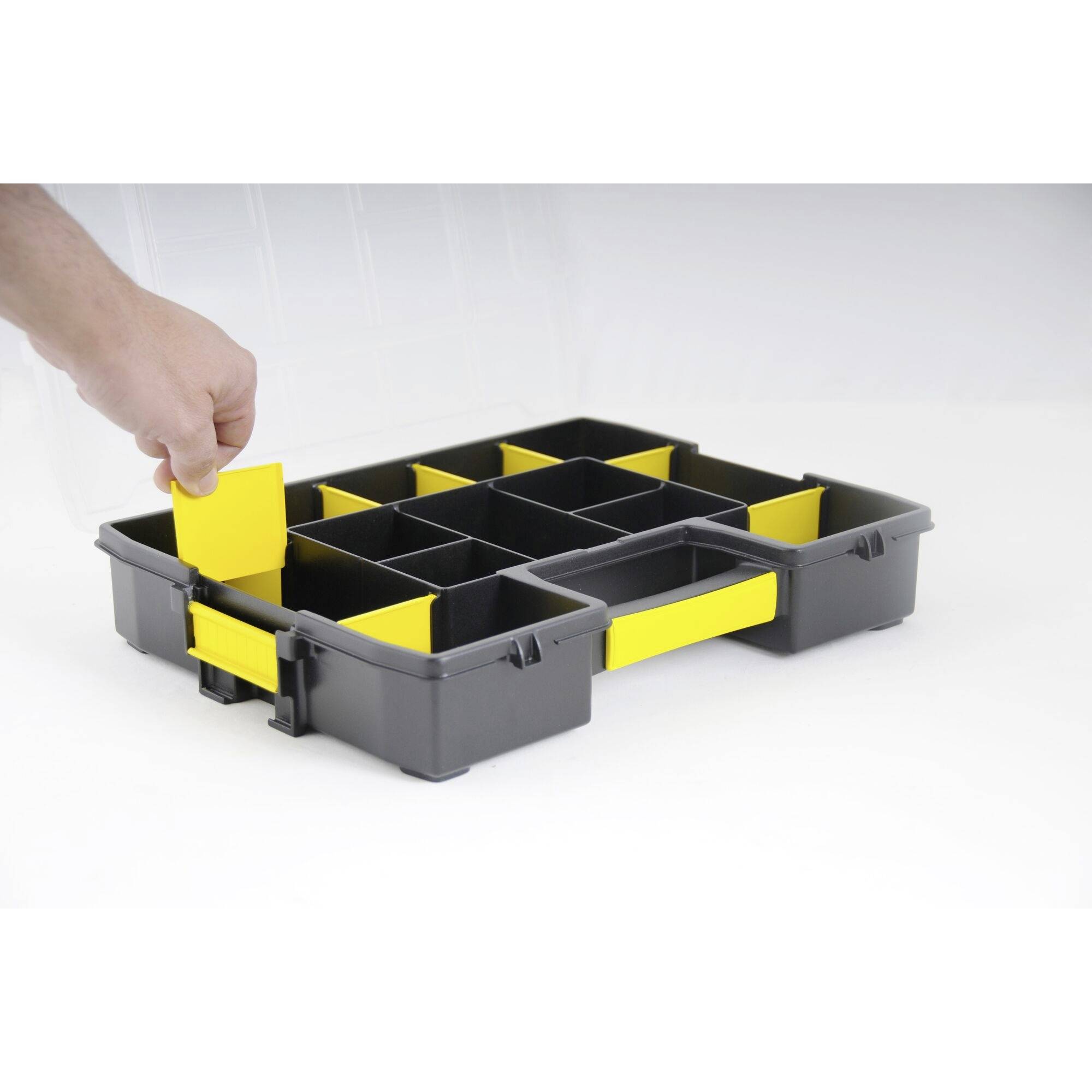 Sortimentskasten SortMaster Junior B375xT292xH67mm 14 Fächer STANLEY