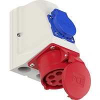 PCE 9215-6 CEE Wandsteckdose 16A 5polig 400V 1St. PCE 9215-6 CEE Wandsteckdose 16A 5polig 400V 1St.