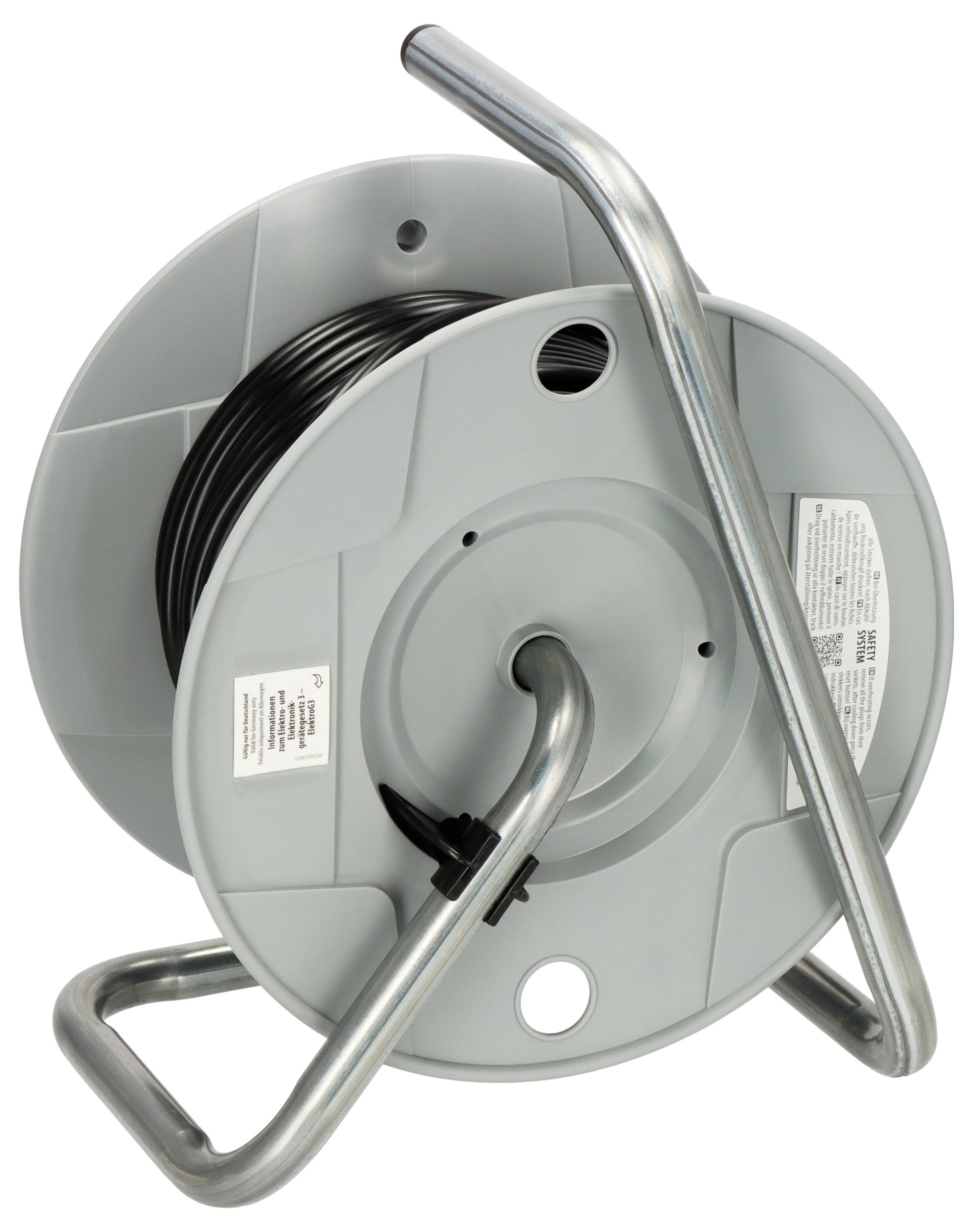 Brennenstuhl 1099150001 Kabeltrommel 25.00m Schwarz Schutzkontakt-Stecker