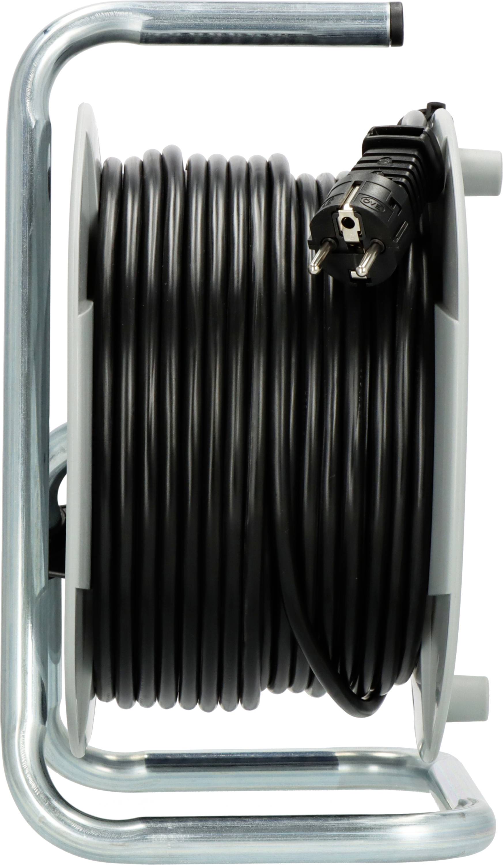 Brennenstuhl 1099160001 Kabeltrommel 50.00m Schwarz Schutzkontakt-Stecker