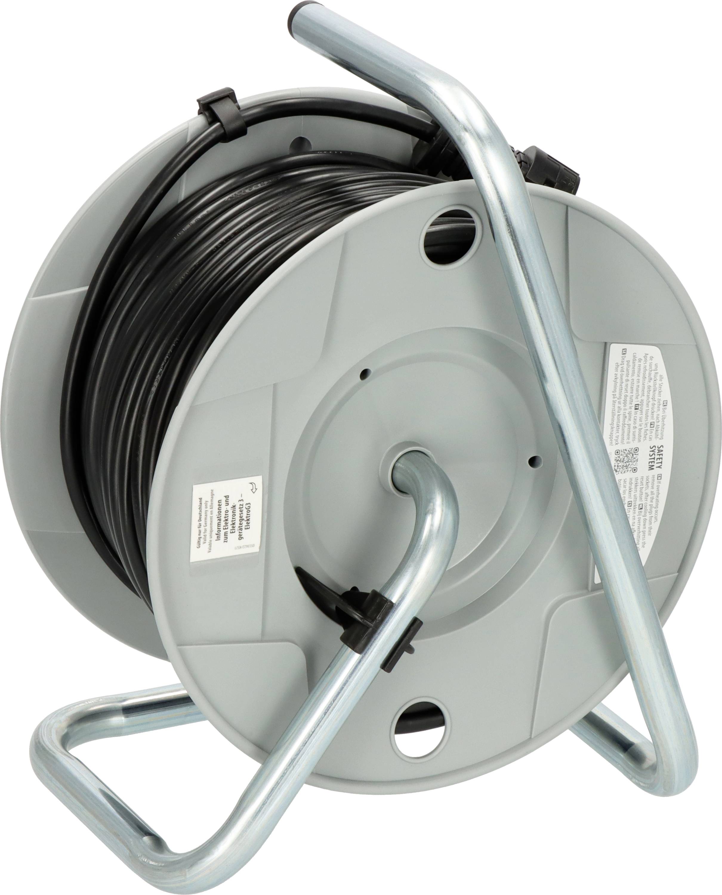 Brennenstuhl 1099160001 Kabeltrommel 50.00m Schwarz Schutzkontakt-Stecker