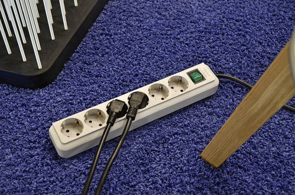 Brennenstuhl Steckdosenleiste mit Schalter 6fach Weiß 1 St.