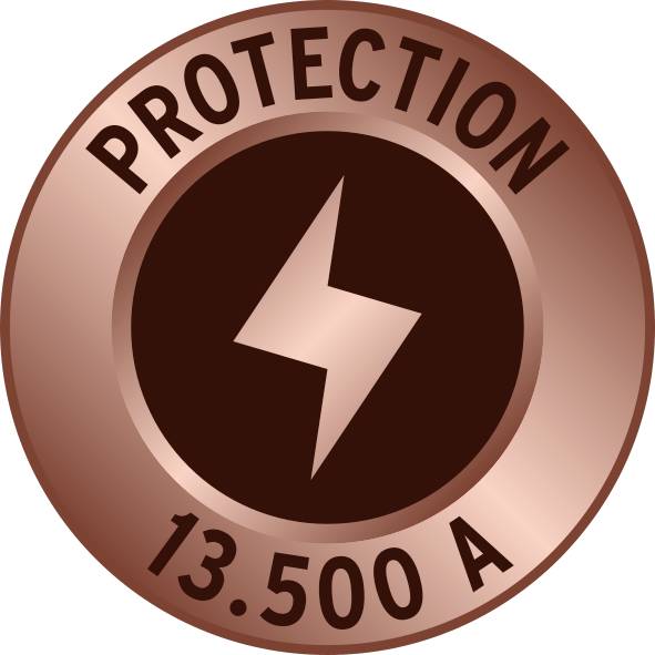 Brennenstuhl 1159700015 Überspannungsschutz-Steckdosenleiste 6fach Schwarz Schutzkontakt 1 St.