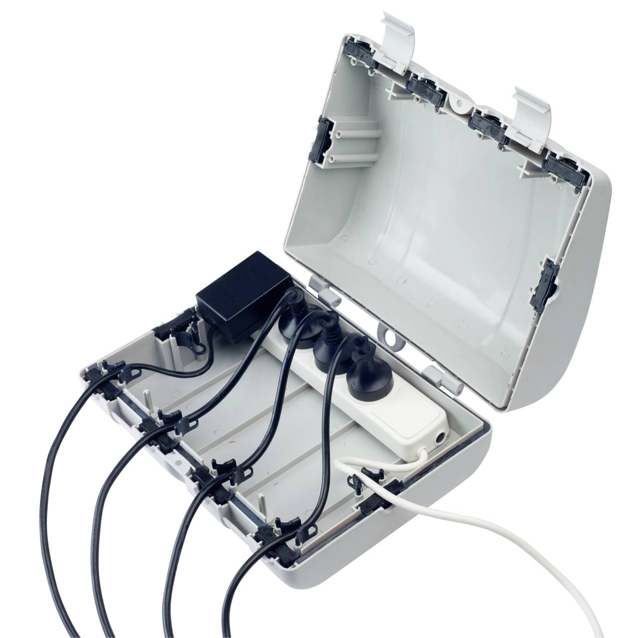 GAO 0393 Verteilerbox 6fach Grau