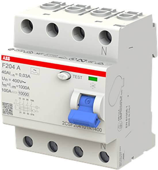 ABB 2CSF204101R1400 FI-Schutzschalter A 4polig 40A 0.03A 230 V/AC, 400 V/AC