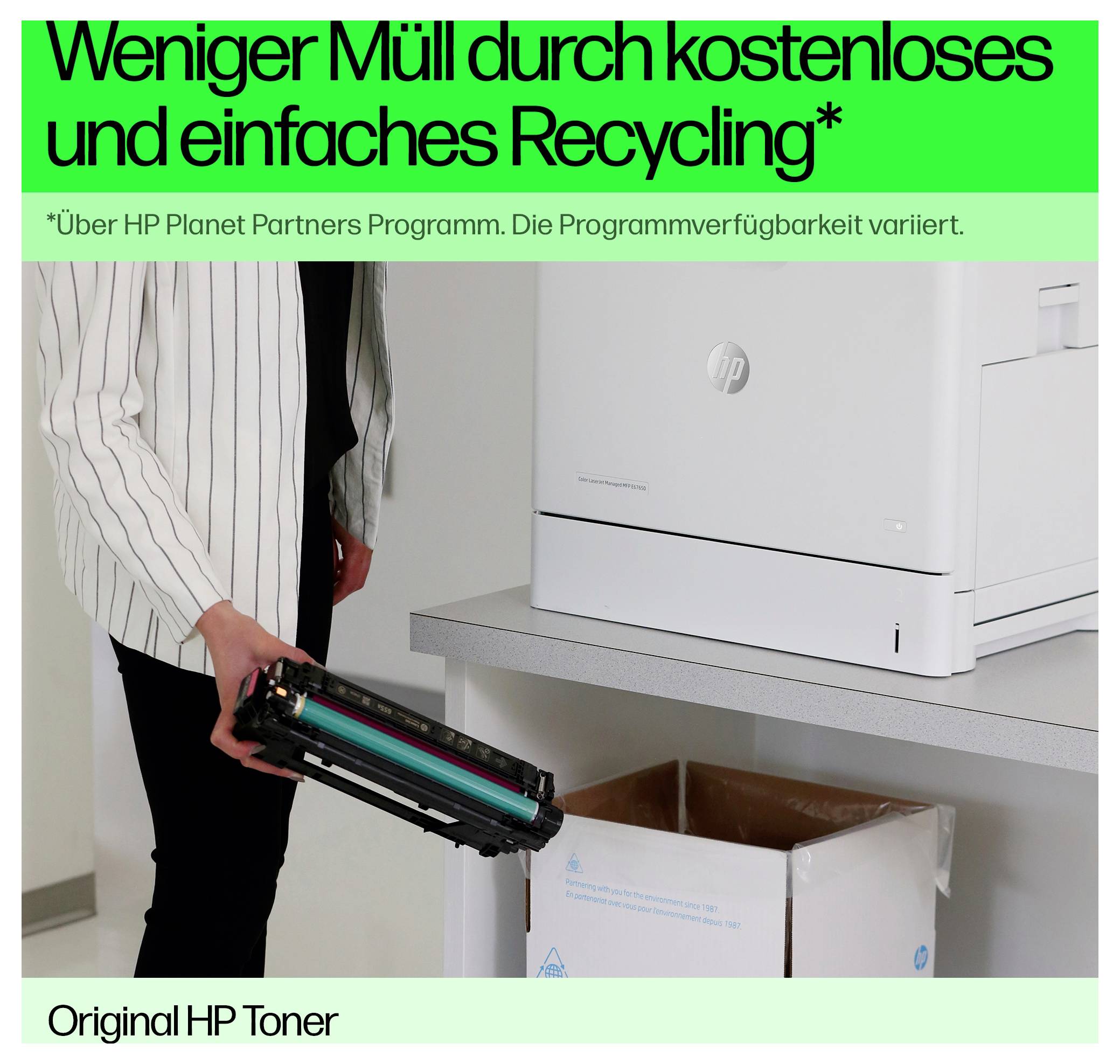 HP Toner 646A Original Gelb 12500 Seiten CF032A