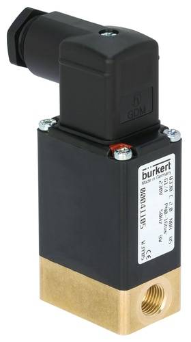 Bürkert Direktgesteuertes Ventil 41105 0330 230 V/AC G 1/4 Muffe Nennweite (Details) 2mm 1St.