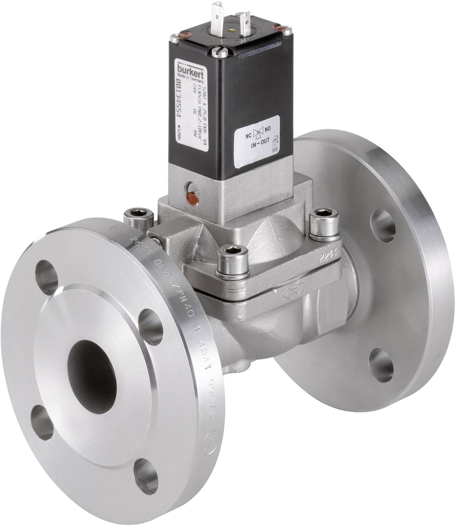 Bürkert Servogesteuertes Ventil 134554 5282 24 V/DC 1 St.