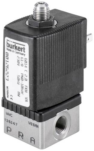 Bürkert Direktgesteuertes Ventil 126217 6014 24 V/AC Gehäusematerial Edelstahl Dichtungsmaterial FK