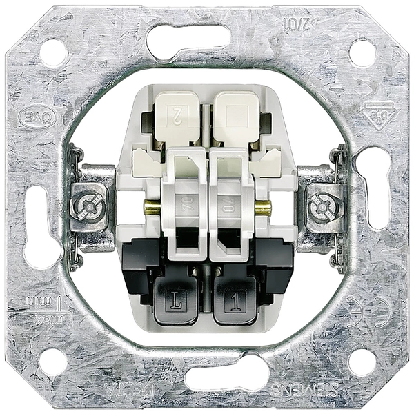 Siemens Schalterprogramm Einsatz Jalousie-Schalter Delta 5TA2154 1St. Siemens Schalterprogramm Einsatz Jalousie-Schalter Delta 5TA2154 1St.
