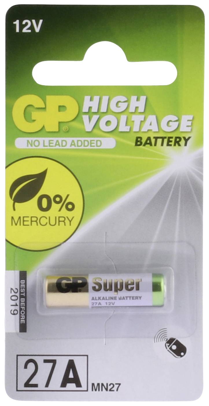GP Super Spezial-Batterie 27 A Alkali-Mangan 12 V 19 mAh 1 St.