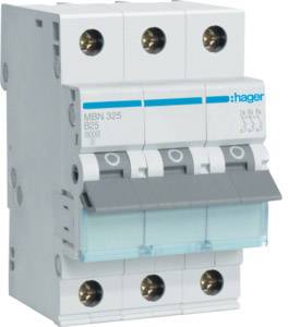 Hager MBN325 Leitungsschutzschalter 3polig 25 A
