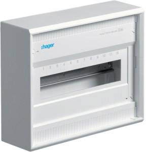 Hager VA12CN Verteilerschrank Aufputz Anzahl Teilungen = 12 Anzahl Reihen = 1 Inhalt 1 St.