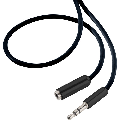 SpeaKa Professional Klinke Audio Verlängerungskabel [1x Klinkenstecker 3.5 mm - 1x Klinkenbuchse 3.