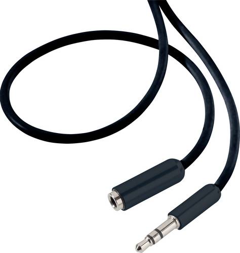 SpeaKa Professional SP-7870468 Klinke Audio Verlängerungskabel [1x Klinkenstecker 3.5 mm - 1x Klink