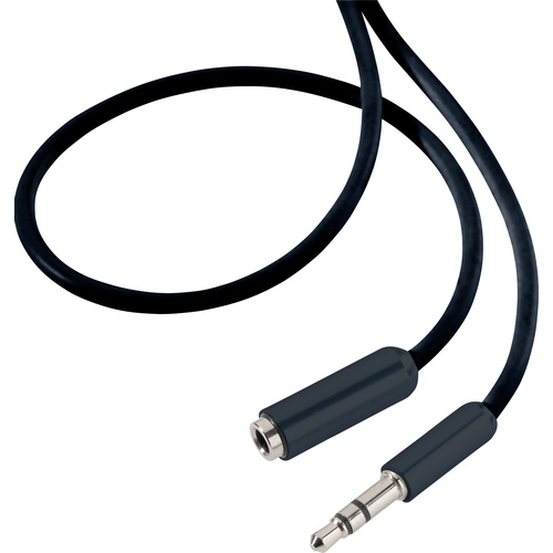 SpeaKa Professional SP-7870472 Klinke Audio Verlängerungskabel [1x Klinkenstecker 3.5 mm - 1x Klink