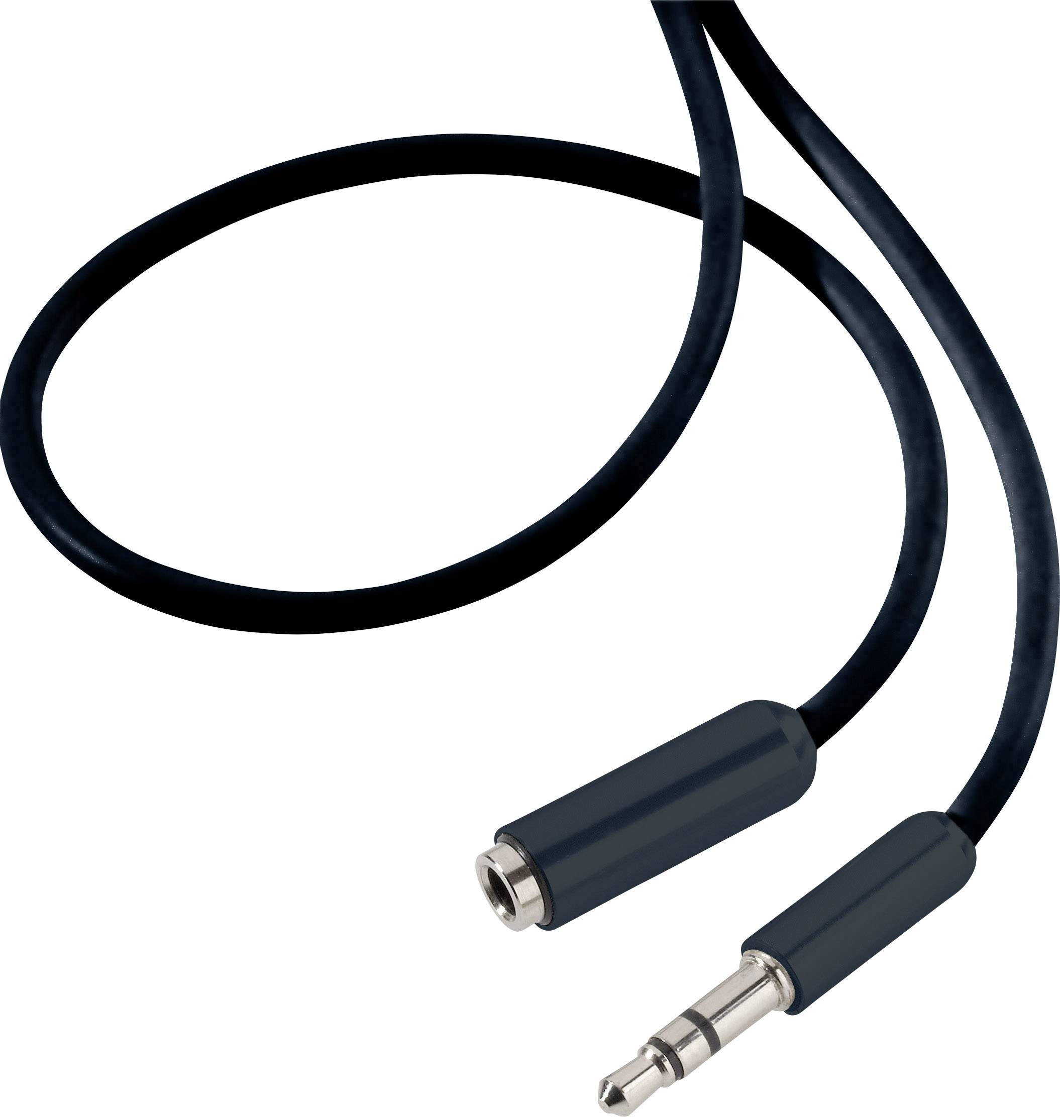 SpeaKa Professional SP-7870472 Klinke Audio Verlängerungskabel [1x Klinkenstecker 3.5 mm - 1x Klink