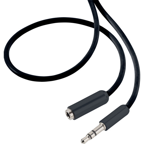 SpeaKa Professional SP-2518832 Klinke Audio Verlängerungskabel [1x Klinkenstecker 3.5 mm - 1x Klink