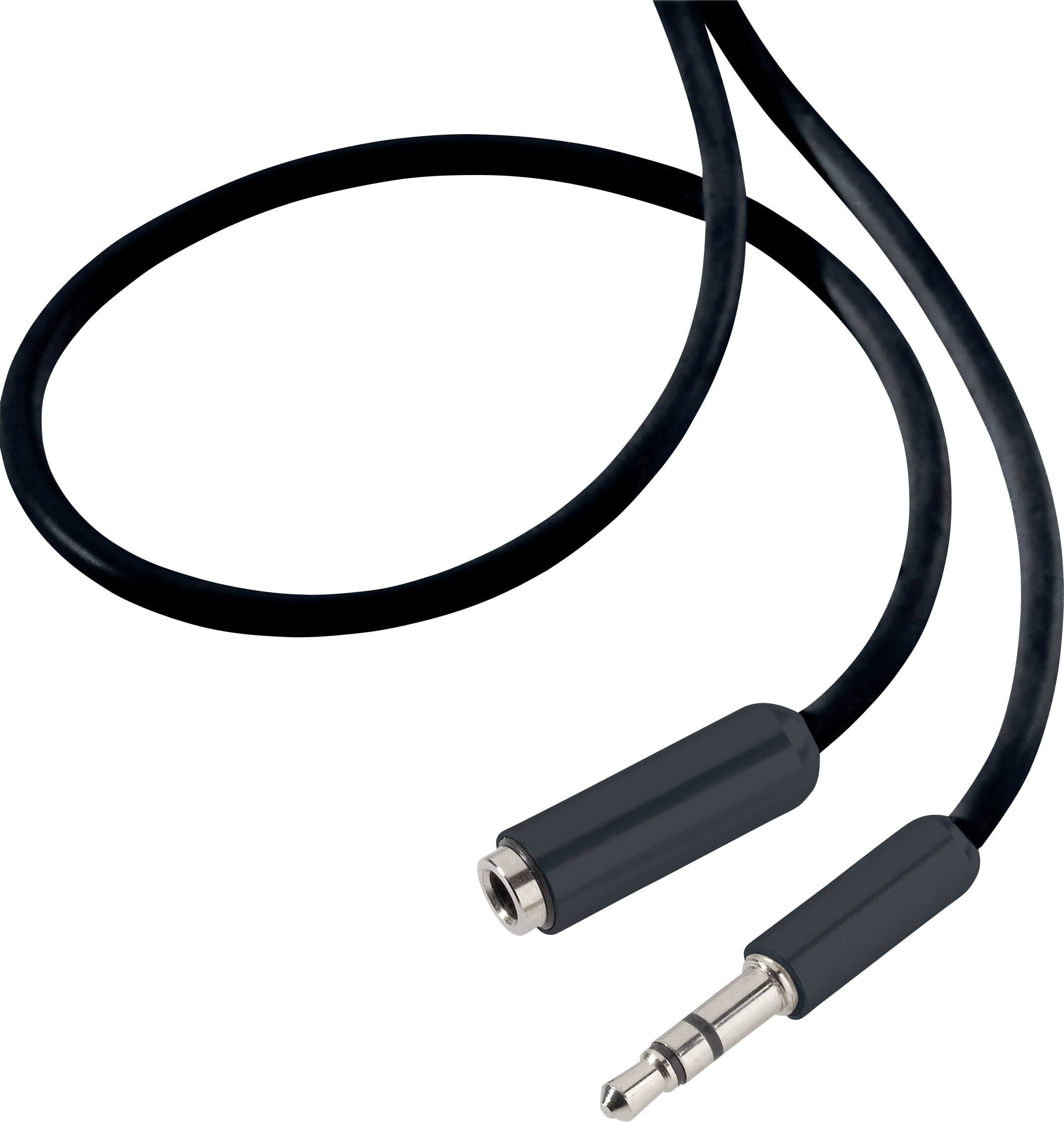 SpeaKa Professional SP-7870476 Klinke Audio Verlängerungskabel [1x Klinkenstecker 3.5 mm - 1x Klink