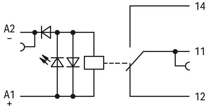 WAGO 859-302 Relaisklemme Nennspannung: 5 V/DC Schaltstrom (max.): 5A 1 Wechsler 1St.