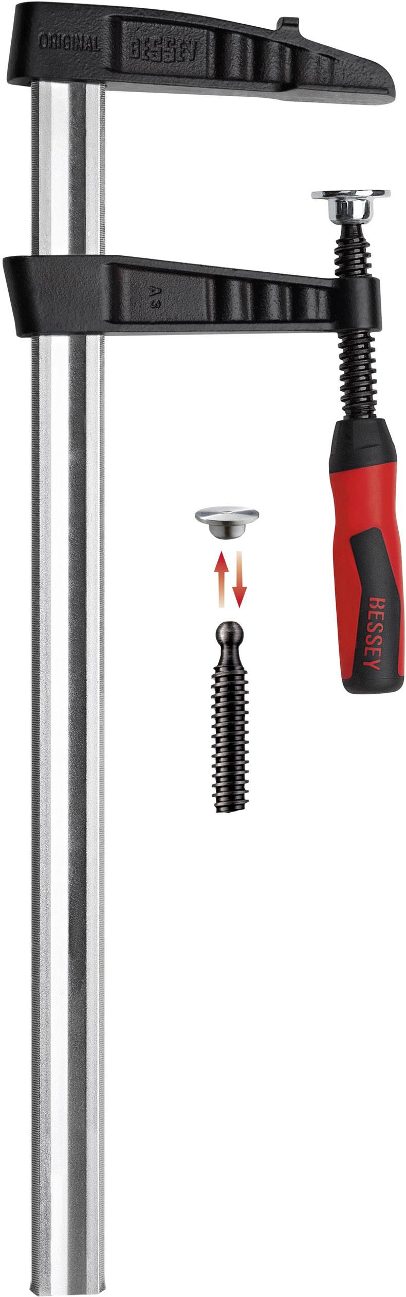 Bessey Temperguss-Schraubknecht TGK-2K 400/120 TGK40-2K Spann-Weite (max.):400 mm Ausladungs-Maße:1